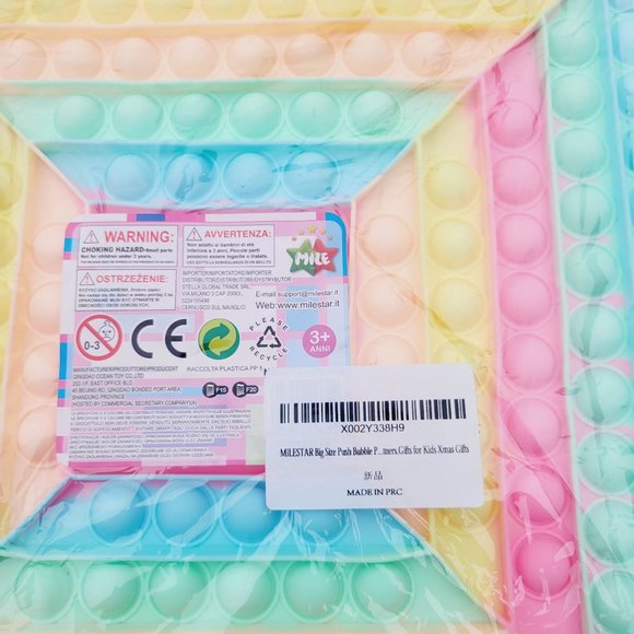 Milestar Big Size Push Bubble Pop Game Fidget Toy - Picture 10 of 10